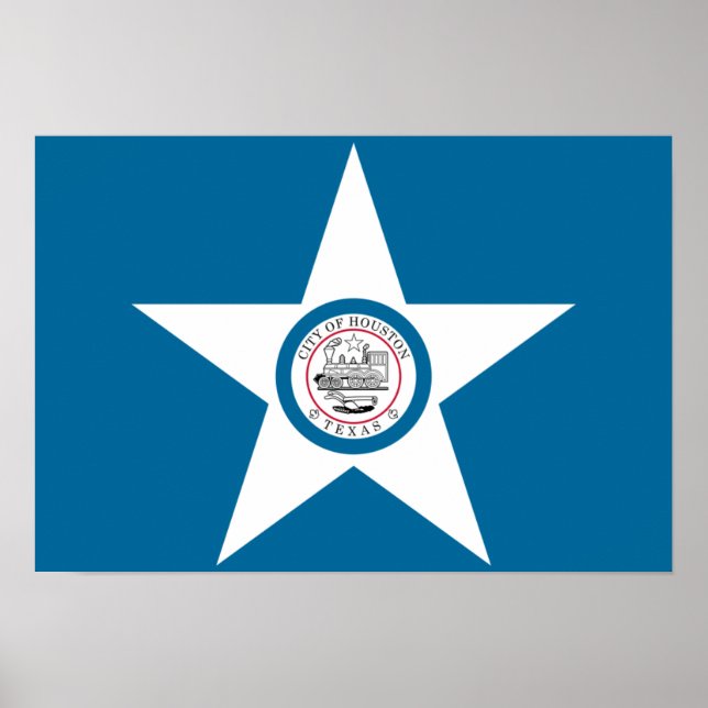 Poster Houston Flag (Frente)