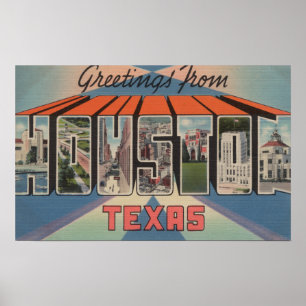 Pôster Houston, Texas - grandes cenas 3 da letra