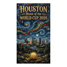 Houston World Cup 2026 Night Reflection Soccer