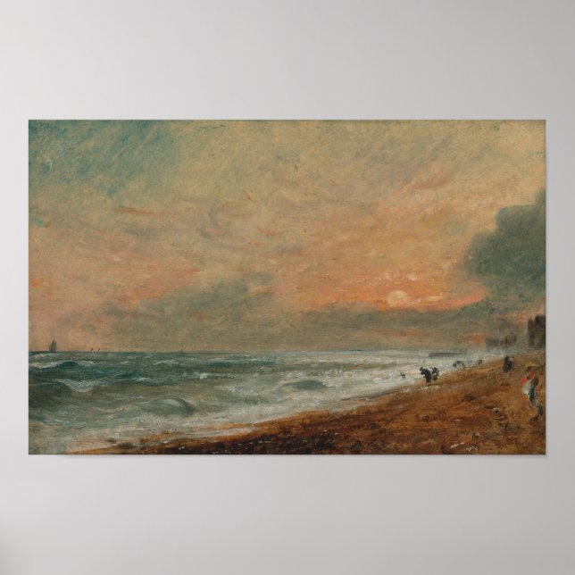 Poster Hove Beach - John Constable (Frente)