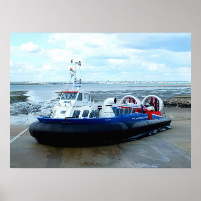 Pôster Hovercraft em Ryde (Frente)