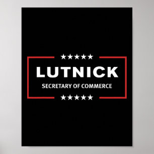 Poster Howard Lutnick Secretário de Comércio Trump Mega S