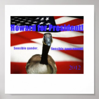 Pôster Howard para o Presidente 2012