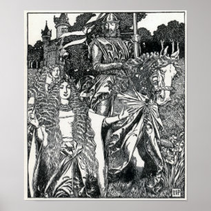 Poster Howard Pyles "King Arthur"