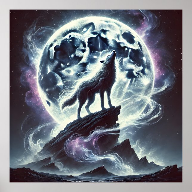Poster Howl of the Cosmos - Espírito da Noite (Frente)