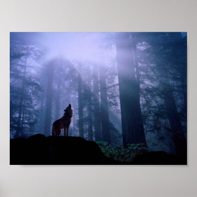 Poster Howling Wolf (Frente)