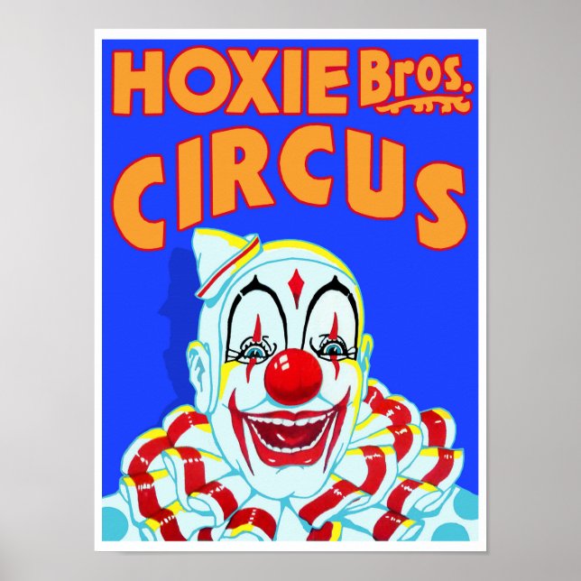 Poster Hoxie Bros. Circo (Frente)