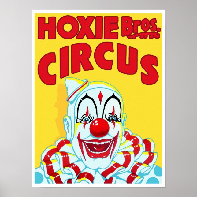Poster Hoxie Bros. Circo (Frente)