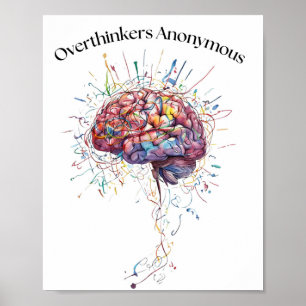 Poster HQ Espiral Pensado - Anônimos - HQ Espiral