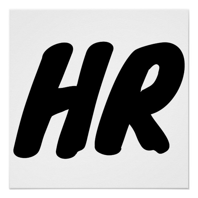 Pôster HR - Departamento de Recursos Humanos - (Frente)