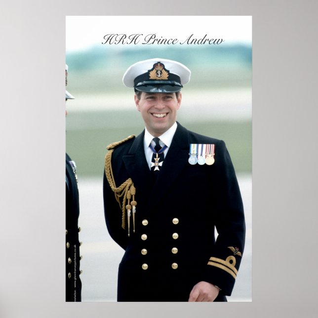 Poster HRH Prince Andrew (Frente)