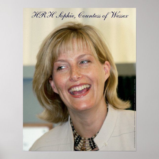 Poster HRH Sophie, Condessa de Wessex 2003 (Frente)