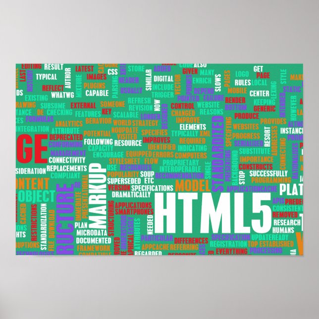 Pôster HTML 5 ou HTML5 (Frente)