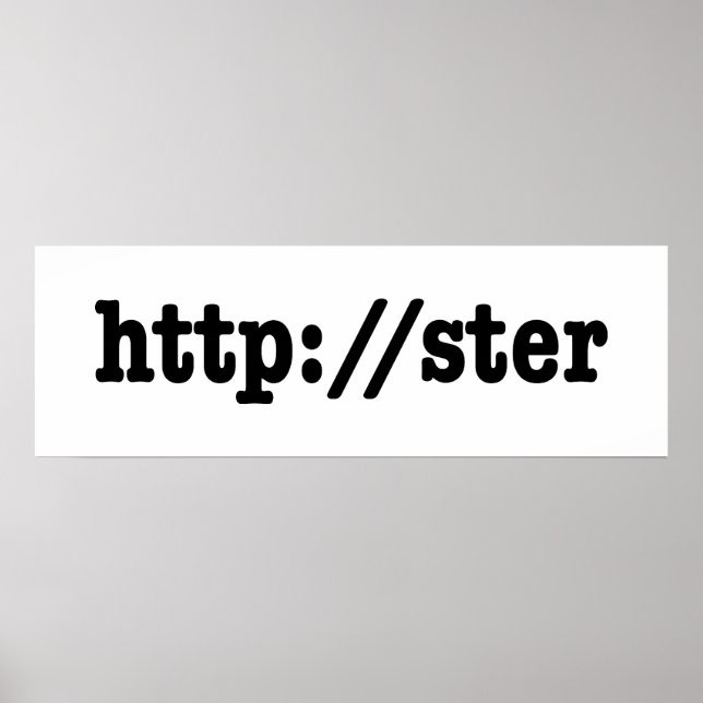 Poster http://ster / código html (Frente)