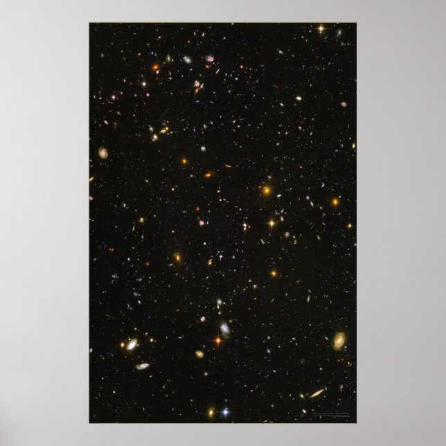 Poster Hubble Campo Ultra Profundo 20x30 (20x30) (Frente)
