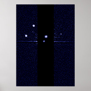 Poster Hubble descobre um Plutão da Quinta Lua Orbitando
