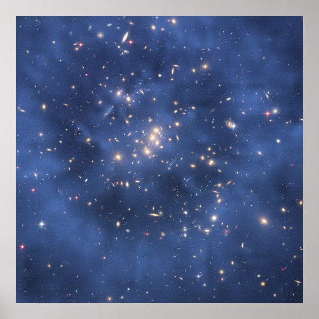 Poster Hubble encontra anel de matéria escura no cluster  (Frente)