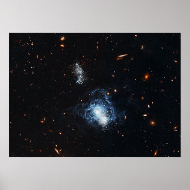 Pôster Hubble Finds Mature Galaxy Masquerading as Toddler (Frente)
