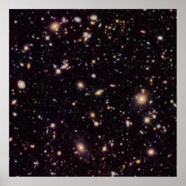 Pôster Hubble Ultra Deep Field (HUDF) 2012 [Impressão]