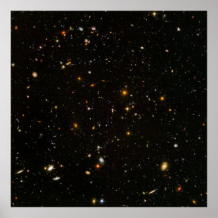 Pôster Hubble Ultra Deep Field (HUDF) [Impressão]