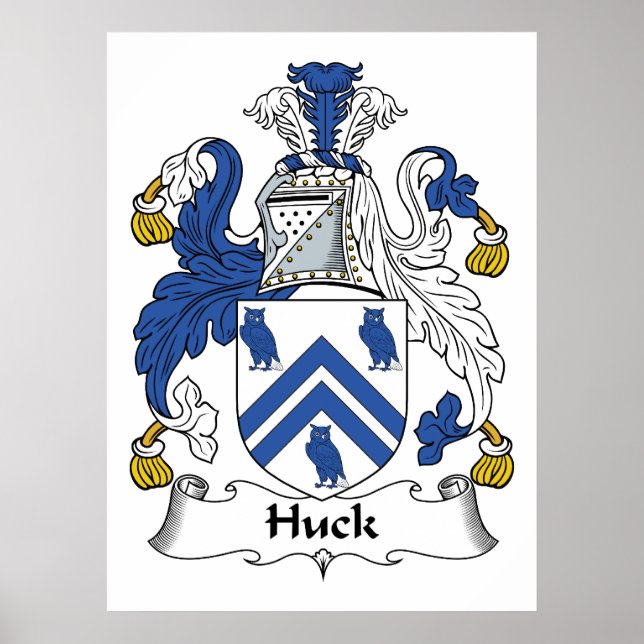 Pôster Huck Family Crest (Frente)