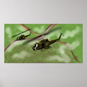 Poster Huey Gunship 1967