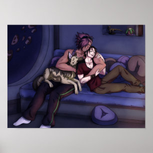 Poster Hug da Família Espacial