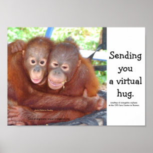 Poster Hug - Hugs Virtuais