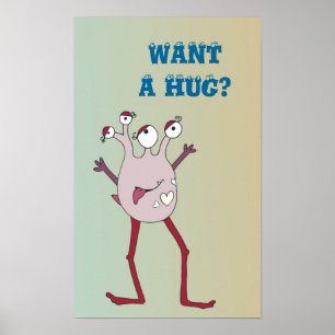 Pôster Hug Monster