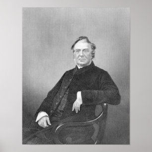 Pôster Hugh reverendo Stowell, gravado por D.J. Libra