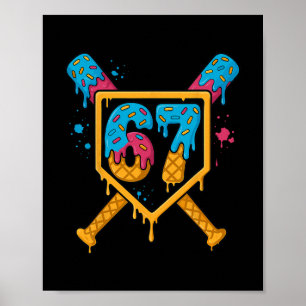 Poster Hugvyn 67 Vende Sorvete Drip Six Seven Genz Alpha