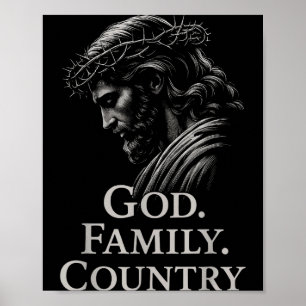 Poster Hugvyn Deus Família País Jesus Fé Cristã Mi