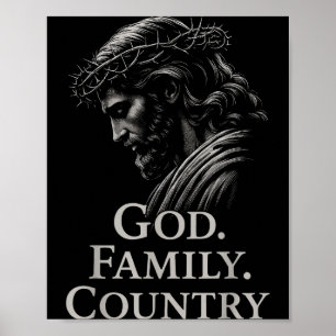 Poster Hugvyn Deus Família País Jesus Fé Cristã Mi