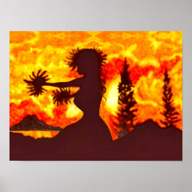 Poster Hula Dancer  (Frente)