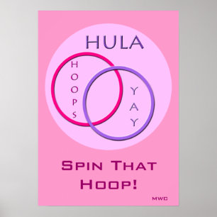 Pôster Hula Hoop Spinning