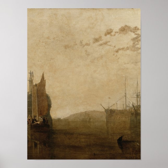 Poster Hulks on the Tamar, c.1812 (Frente)