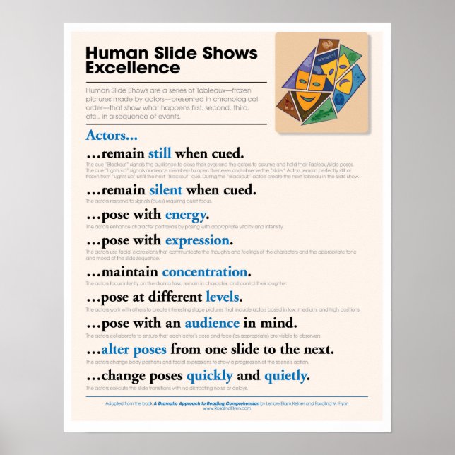 Poster Human Slide Shows Excellence (Frente)