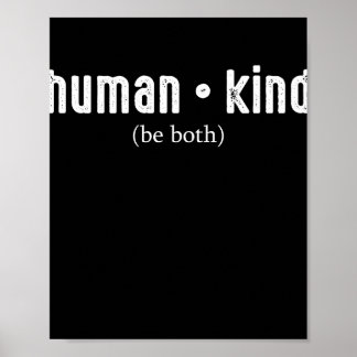 Poster Humano Seja Ambos Humanidade