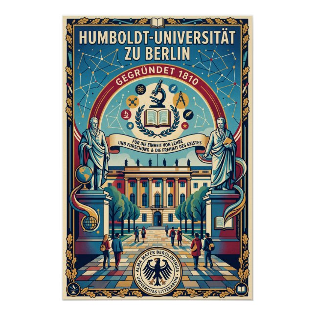 Pôster Humboldt-Universität zu Berlin  (Frente)