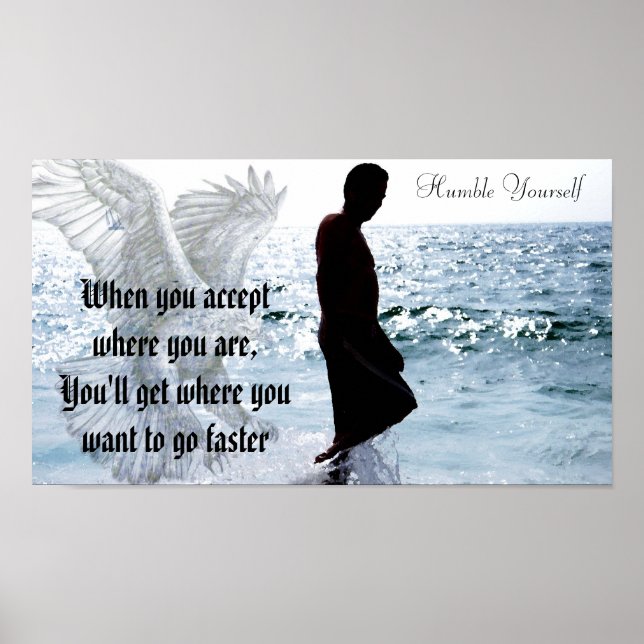 Pôster Humilde-se! (Frente)