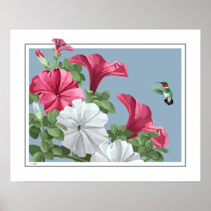 Poster Hummingbird Art