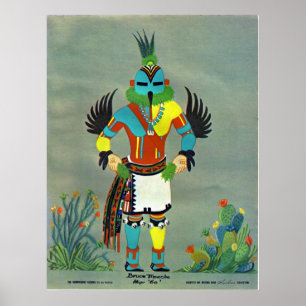 Poster "Hummingbird" kachina