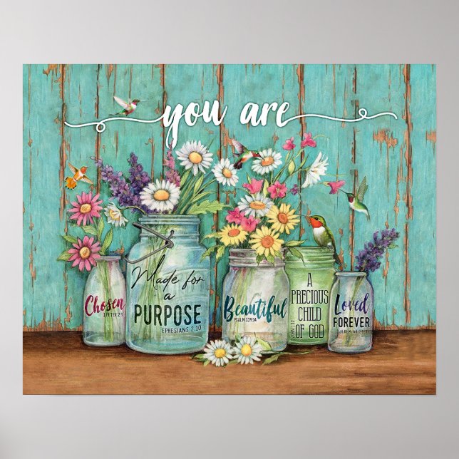 Poster Hummingbird Você É Bonito Presente De Aquecimento  (Frente)