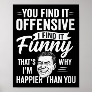 Poster Humor Adulto Feminino Engraçado Sarcástico Ofensiv