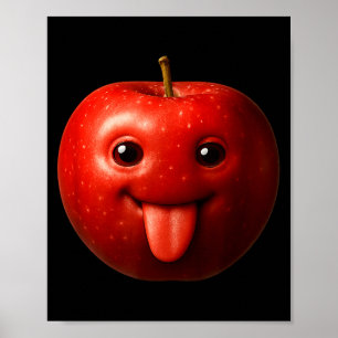 Poster Humor Bobo Meme da Geração Z Rotação Cerebral Líng