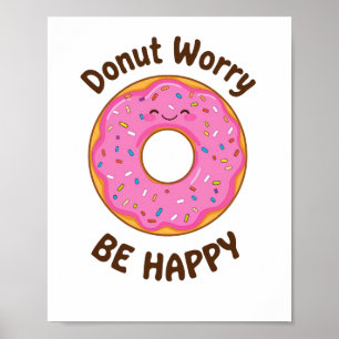 Poster Humor Comida positivo e doce