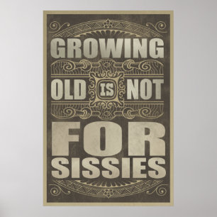 Poster Humor da idade avançada