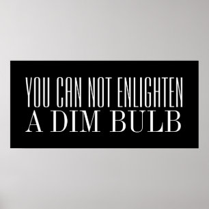 Poster Humor da inteligência