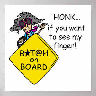 Pôster Humor da raiva da estrada