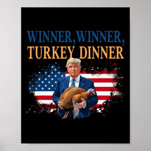 Poster Humor de Ação de Graças Trump Peru